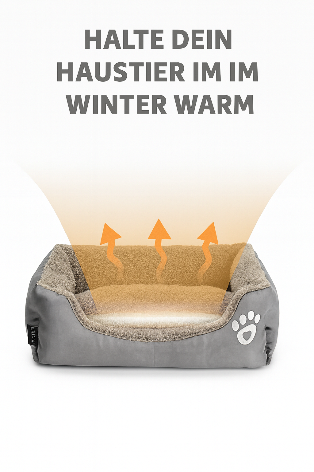 Luxus-Plüschbett für Hunde & Katzen