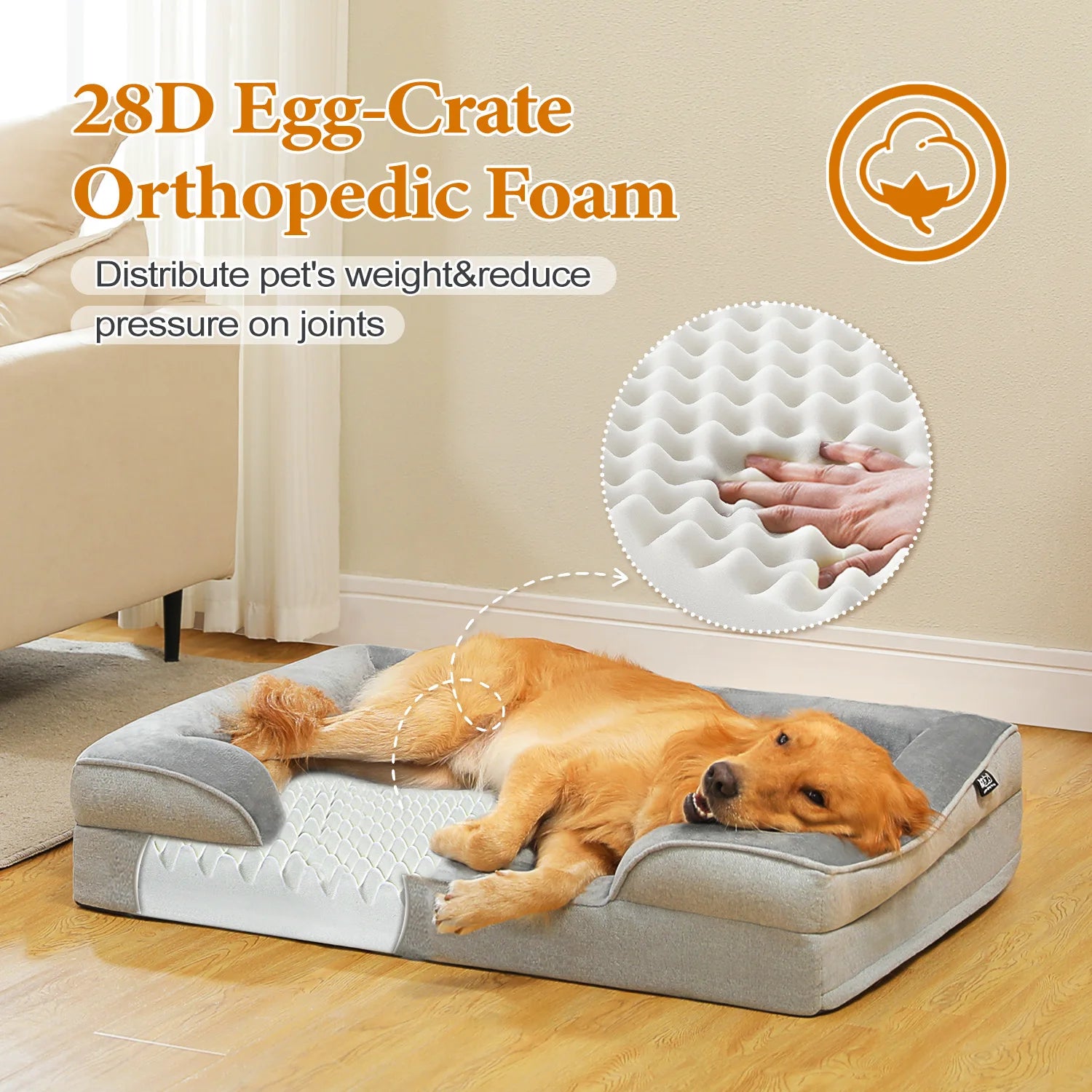 Premium Haustierbett (Hund & Katze)