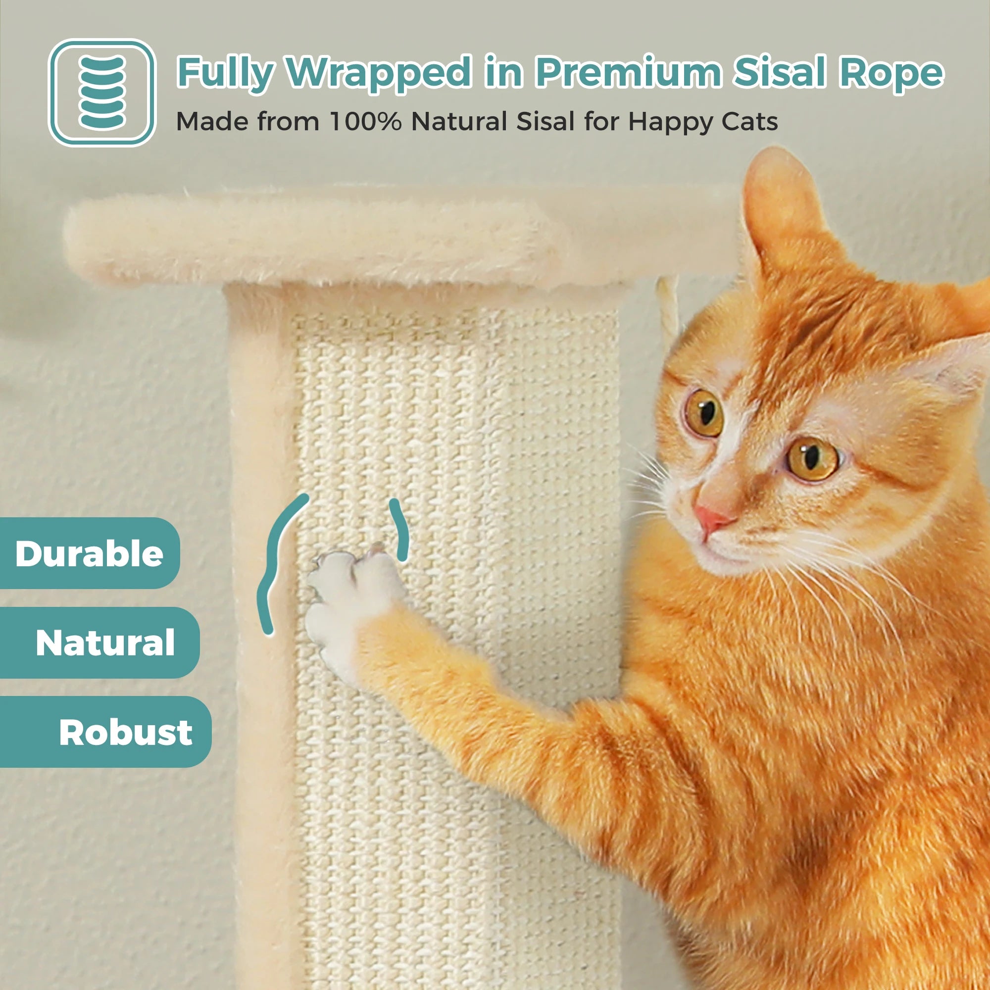 Stabiler Katzenkratzbaum aus Sisal