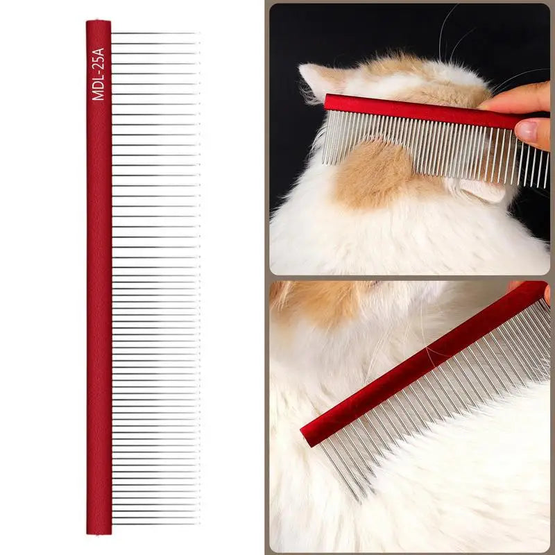 Premium Fellpflegekamm aus Edelstahl