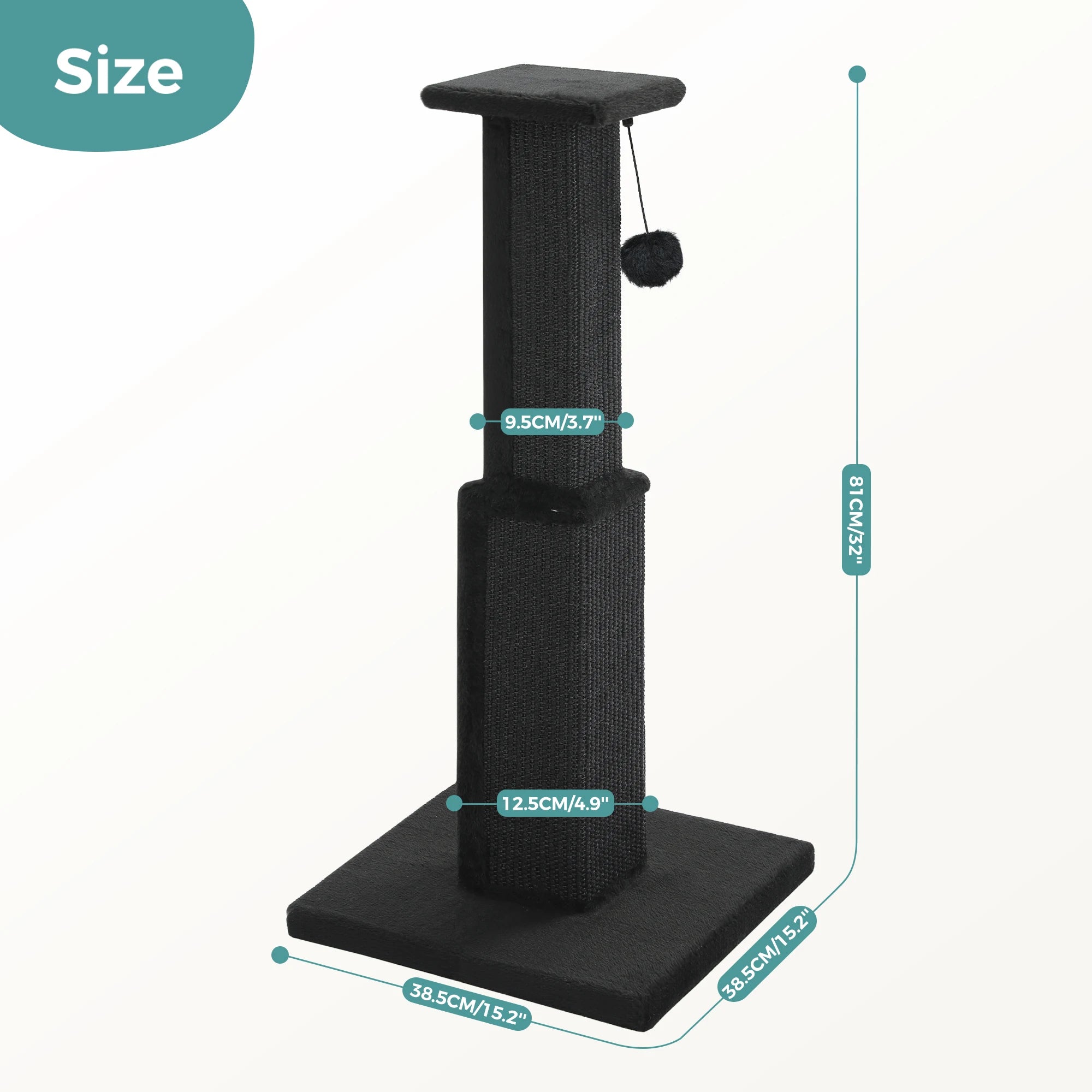 Stabiler Katzenkratzbaum aus Sisal