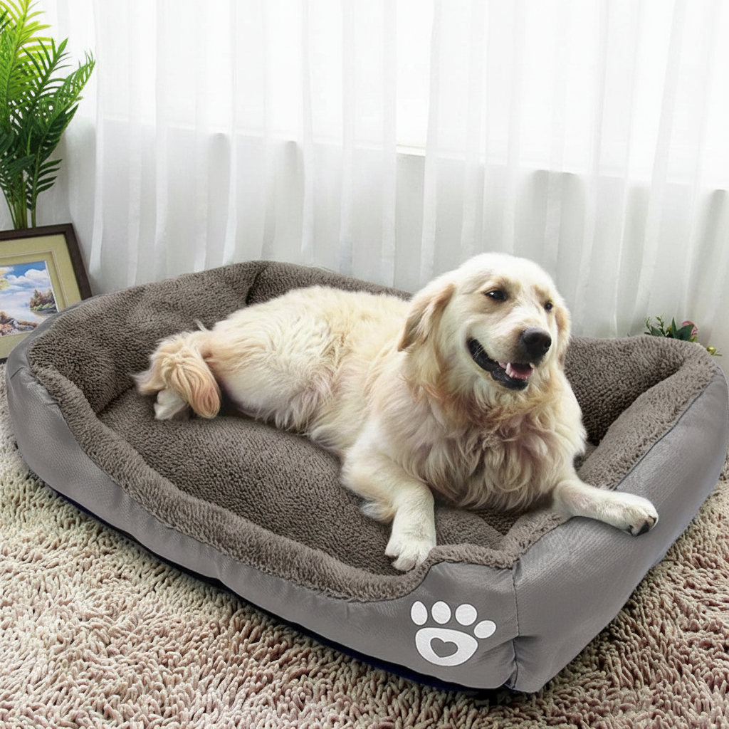 Luxus-Plüschbett für Hunde & Katzen