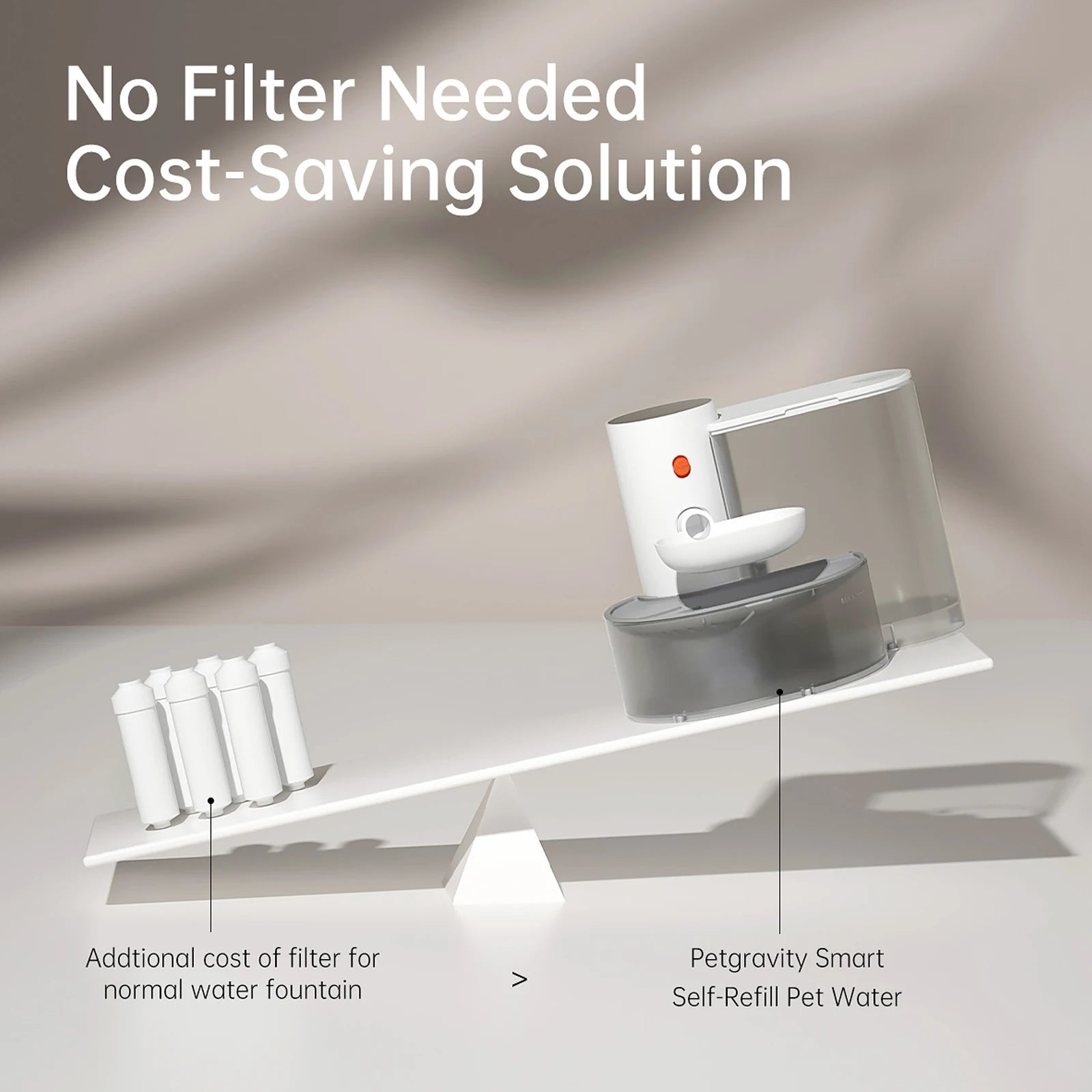 Intelligenter Wasserbrunnen für Haustiere